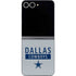 NFL Dallas Cowboys Silver Performance Series Galaxy Z Flip6 Skin